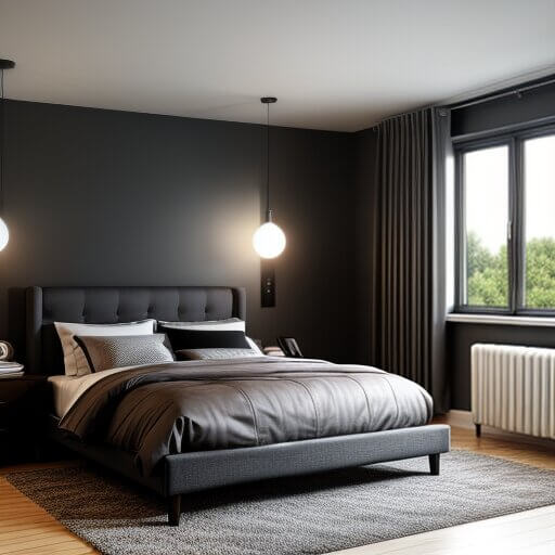 a bedroom designed in a quiet luxury style