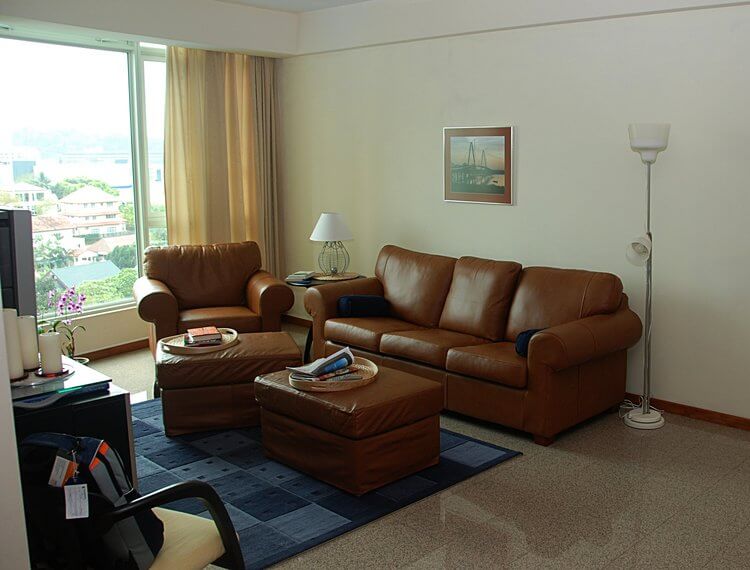 the original living room