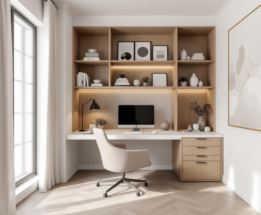 How to Elevate Your Home Office with Chic Minimalism (Video Inside)