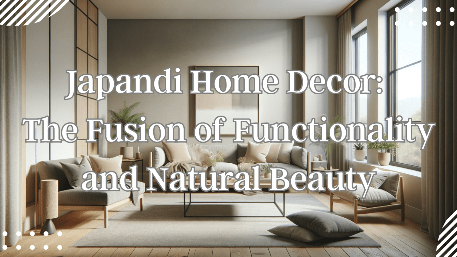 Japandi Home Decor: The Fusion of Functionality and Natural Beauty