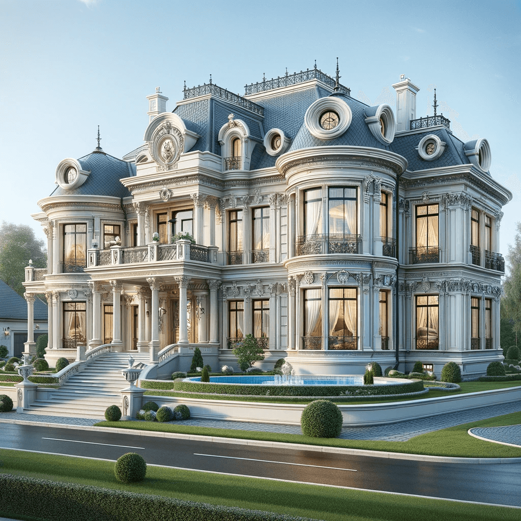a mansion designed using AI