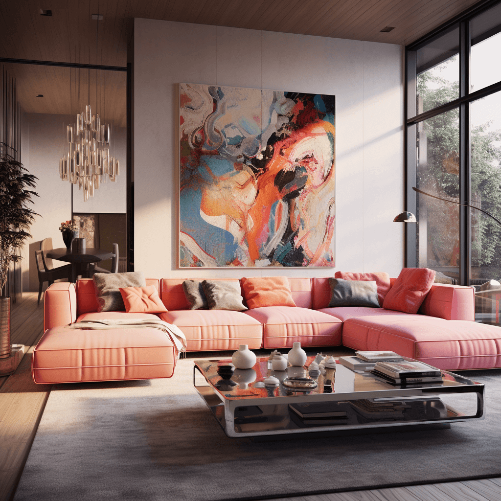 A modern living room