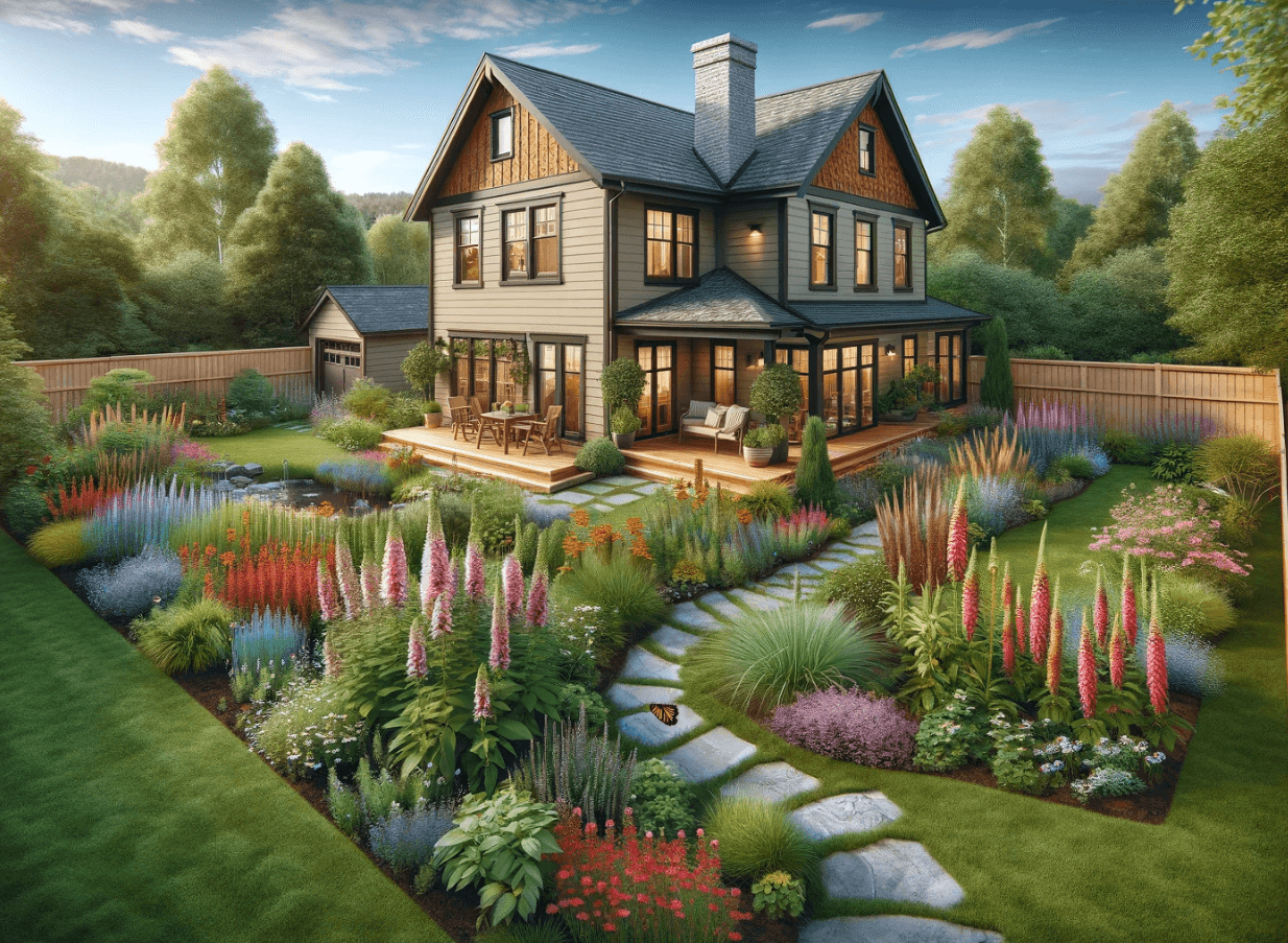 a pollinator-friendly home