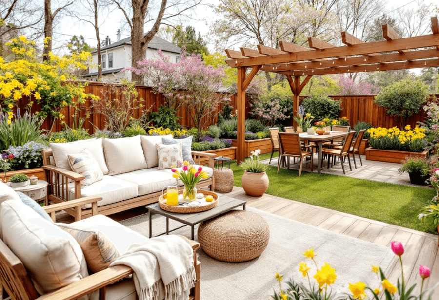 spring-outdoor-backyard Spring Garden & Patio Design: How to Transform Your Outdoors