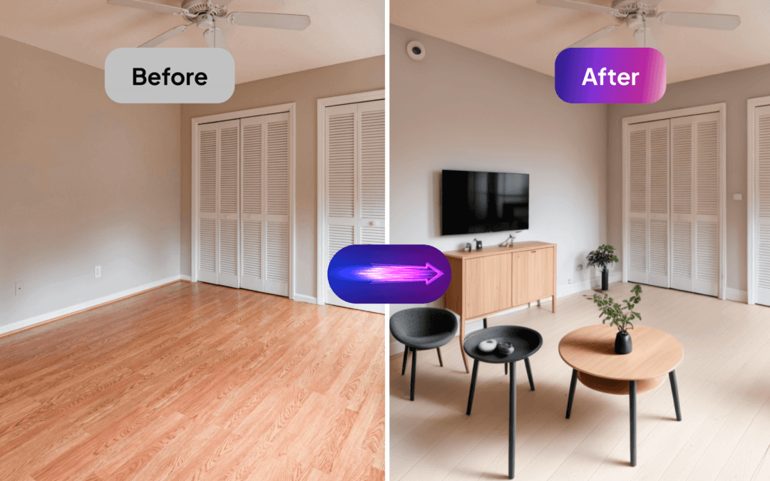 How to Virtual Stage an Empty Room with AI